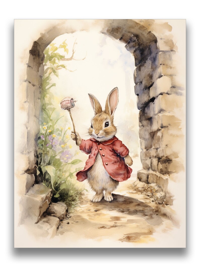 Set of 3 Beatrix Potter Nursery Art Prints Kid Wallart Prints Beatrix ...