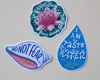 Stickers  Bhagavad Gita: (Set of 3)