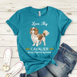 Love My Cavalier King Charles Spaniel T-shirt, Cavalier King Charles Spaniel Shirt, Cavalier T-shirt, Dog Mom Gift, Dog Dad Gift