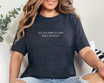 Cavalier Dog Mom Shirt, Trendy Dog Mom Tee, Dog Owner Tee, Dog Owner Gift, Dog Mom Gifts, Dog Person T-shirt