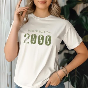 25th Birthday Shirt, Limited Edition 2000, 25th Birthday Gift, 2000 Birthday Shirt Gift, Milestone Birthday Gifts, Gifts For 25th Birthday