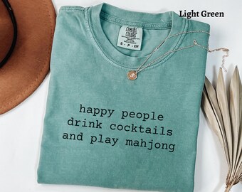 Mahjong Comfort Colors Shirt, Mahj Mom Tee, Gift For Mahjong Lover, Funny Mahjong Shirt