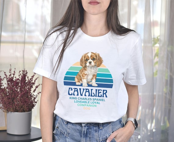 Cavalier King Charles Spaniel Vintage Style Gift T-Shirt Cavalier King Charles Spaniel Vintage Style Gift T-Shirt