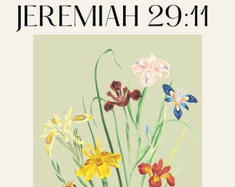 Jeremia 29:11 Digitaldruck