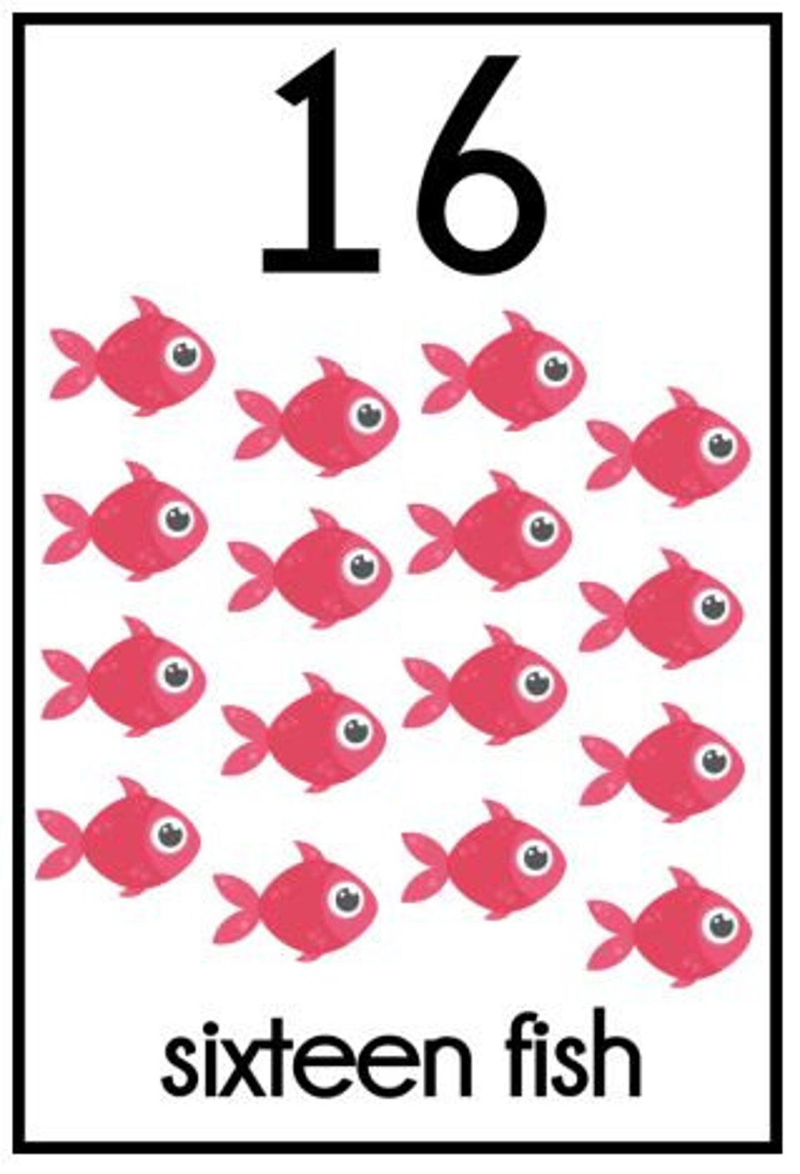 PRINTABLE Number Flashcards for Baby Toddler Learning - Etsy