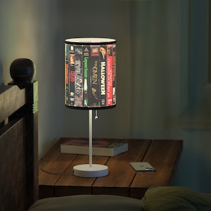 Horror VHS Lamp on a Stand, US|CA plug
