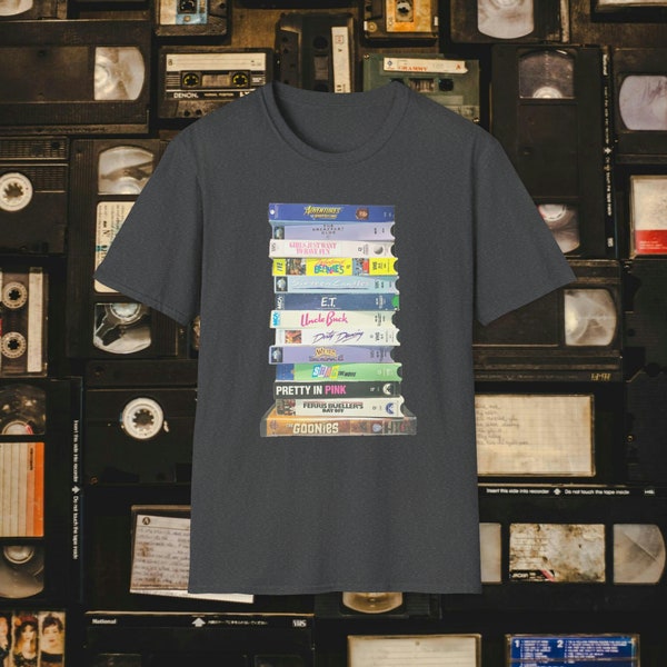 1980's Custom Comedy VHS Unisex Softstyle T-Shirt- LadyDi