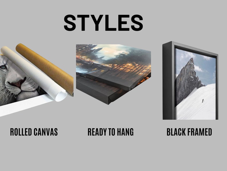 Black Horses Wall Art, Canvas Wall Decor, Wildlife Art Oil Painting