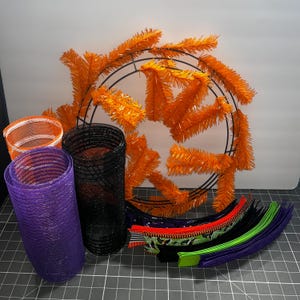 DIY Halloween Wreath Kit: Spooky Front Door Decor