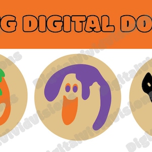 Plik cyfrowy ciasteczek Pillsbury na Halloween, Plik cyfrowy na Halloween, Ciasteczka Pillsbury PNG SVG JPG, Vintage Halloween,