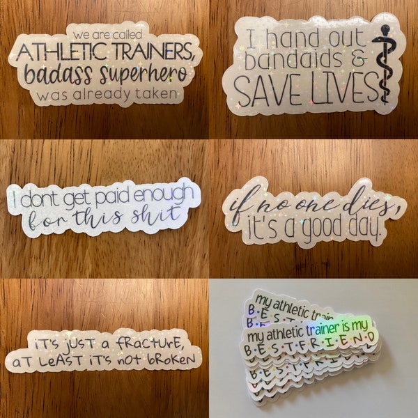 Stickers for Athletic Trainers