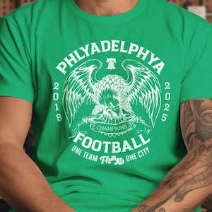 Chemise rétro des champions de Philadelphie : t-shirt vintage à motif aigle