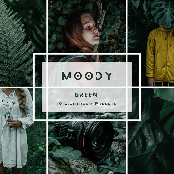 5 Moody Green Lightroom Presets for a Dramatic and Natural Look