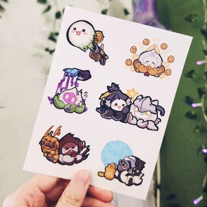 Overwatch 2 Pachimari Spray Sticker Sheet