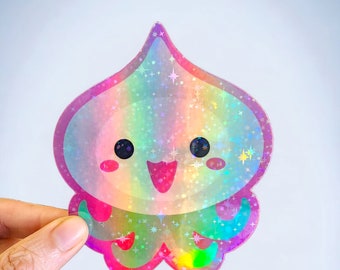 Overwatch Pachimerry Pachimari Holographic Vinyl Sticker