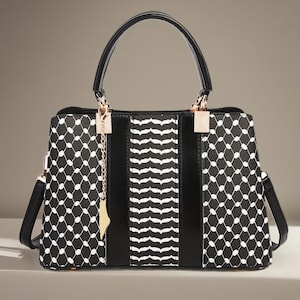 Exclusive Handbag Inspired by the Keffiyeh