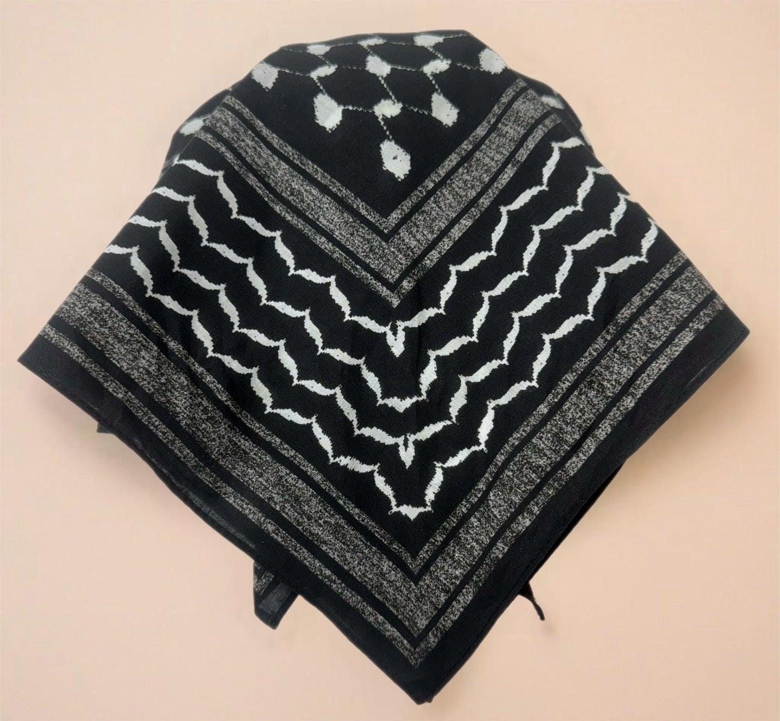 HIRBAWI パレスチナ製 Kufiya クーフィーヤ クフィーヤ 刺繍 HIRBAWI パレスチナ製 Kufiya クーフィーヤ クフィーヤ 刺繍