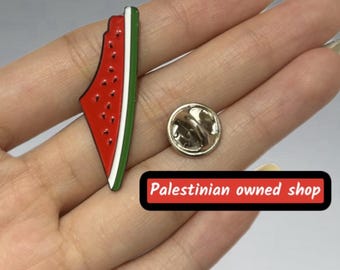 Palestine Watermelon Enamel Pin - A Symbol of Resistance and Solidarity