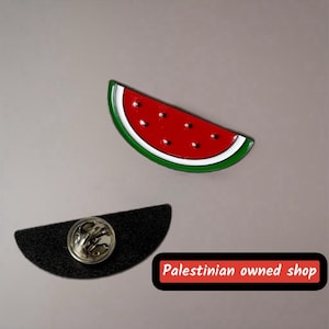 Pin de esmalte de sandía: un símbolo audaz de solidaridad