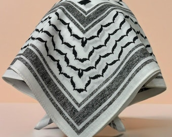 Bandanas leves de keffiyeh – Símbolos de unidade e tradição - 100% algodão orgânico