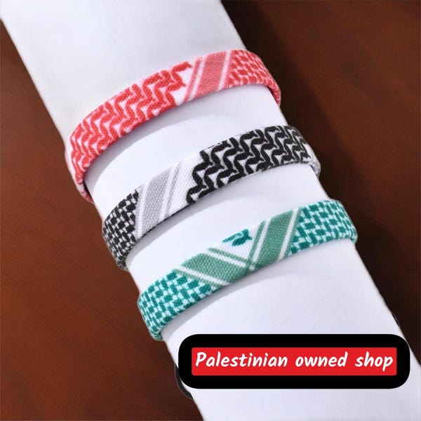 Keffiyeh Bracelet – A Symbol of Heritage and Unity