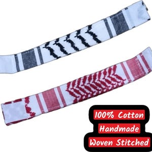 Keffiyeh Woven Bracelet – Handmade Wristband