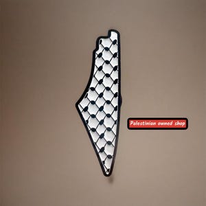 Épinglette de carte Keffieh Palestine - Un symbole intemporel de culture et de style