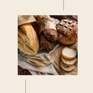 Great Homemade Bread Recipes Sourdough Whole Wheat Flour Seyiz Rye Digital PDF File