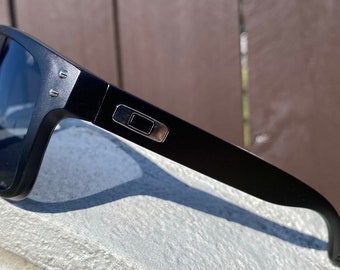 Holbrook Style  Matte Black With chrome insert Black Lens