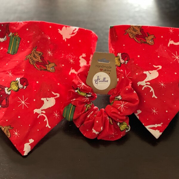 Dog Bandana and Scrunchie Etsy