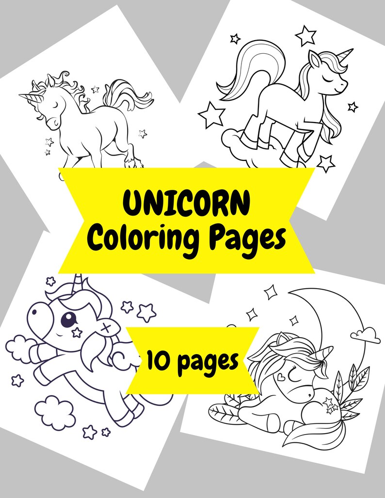 Unicorn Coloring Page, Wedding Coloring Book, Unicorn School Png ...