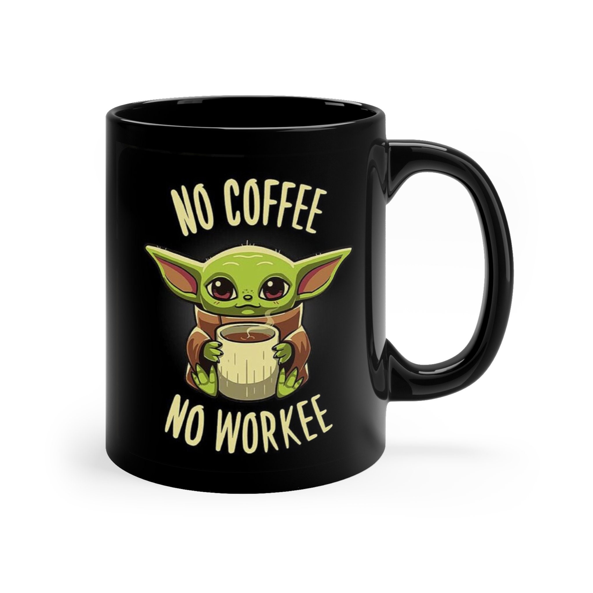 Kawaii Baby Yoda Grogu Cup Action Figure Toys StarWars Mandalorian Baby  Yoda 3D Mug Coffee Cup Lovely Christmas Gifts - AliExpress