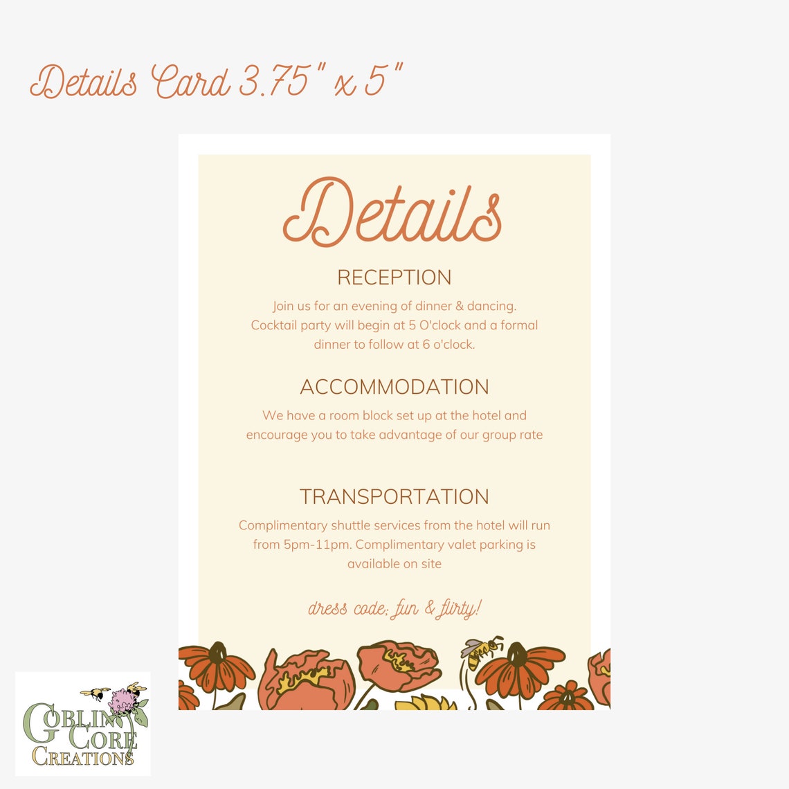 Wedding Invitation Canva Template Bundle | Wildflowers and Bees Floral ...