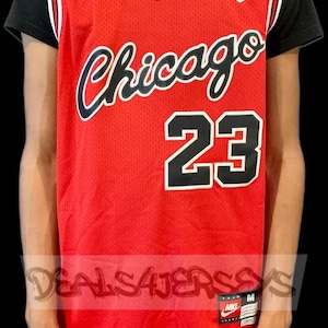 Kids Basketball Jersey Set-Chicago Bulls Michael Jordan #23 Basketball  Jersey-Boys and Girls Summer Vest and Shorts Suit (Color : Black, Size :  XXL): Buy Online at Best Price in UAE 
