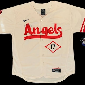 Nike Los Angeles Angels Shohei Ohtani #17 2022 City Edition Name & Number  T-Shirt