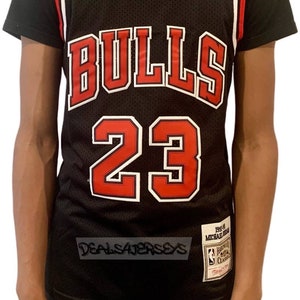 Stitched NBA Chicago Bulls Michael Jordan Jersey Basketball Shorts SIZE  X-Large