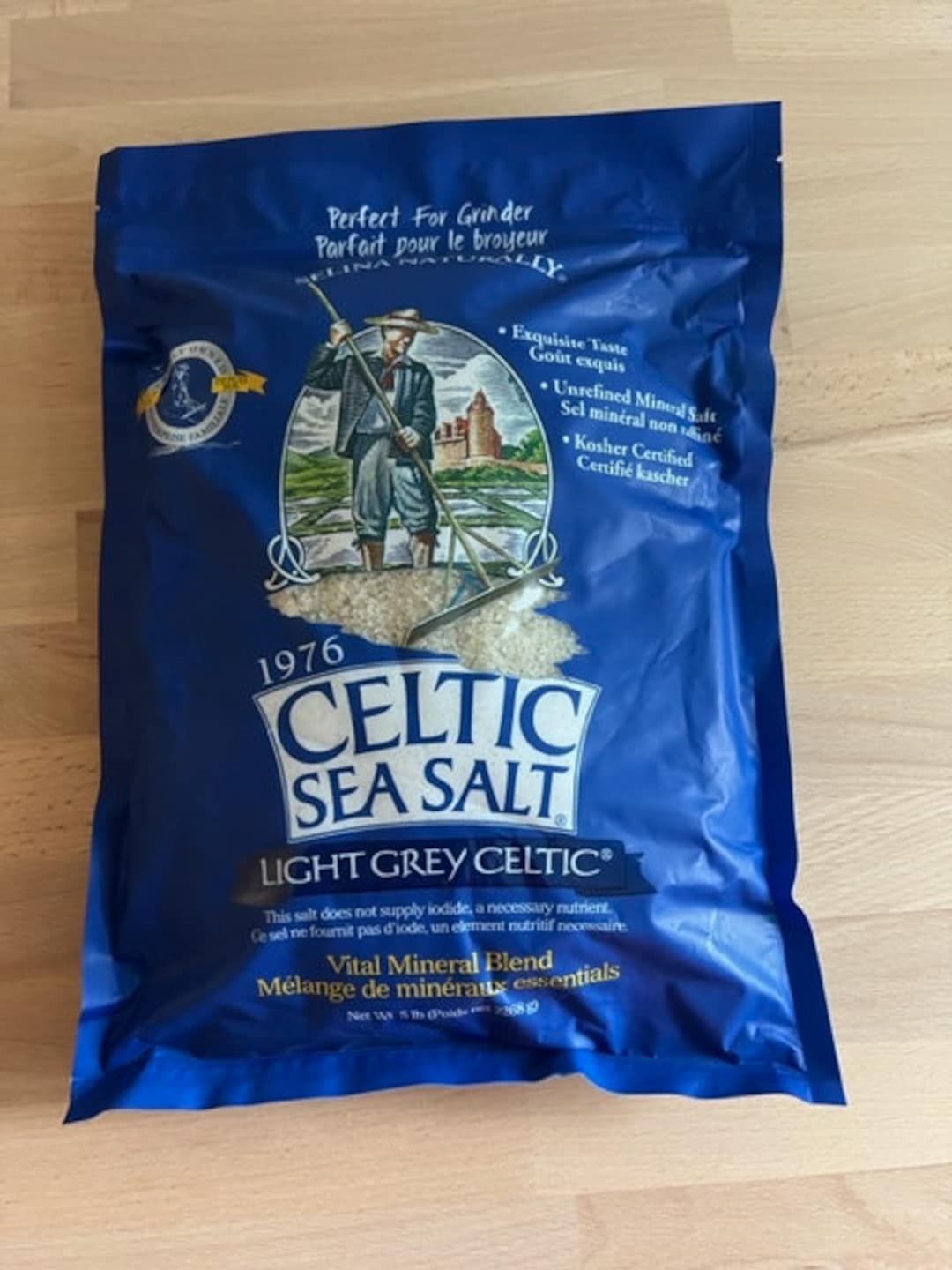100 % de sel de mer celtique à partir de