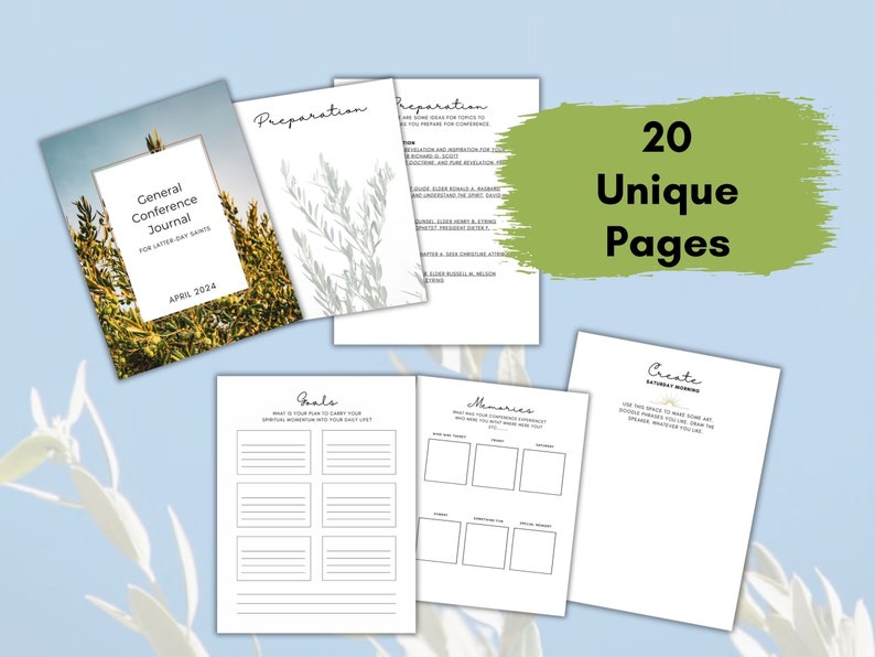 April 2024 General Conference Journal for Latterday Saints Digital