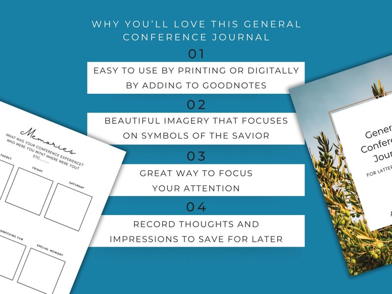 April 2024 General Conference Journal for Latterday Saints Digital