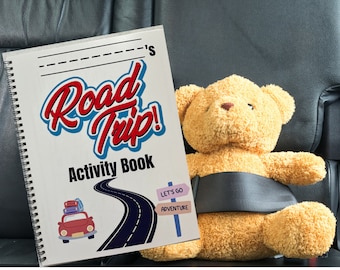 Road Trip Activity Book: Kids Travel Games, Family Travel Fun, Vacation