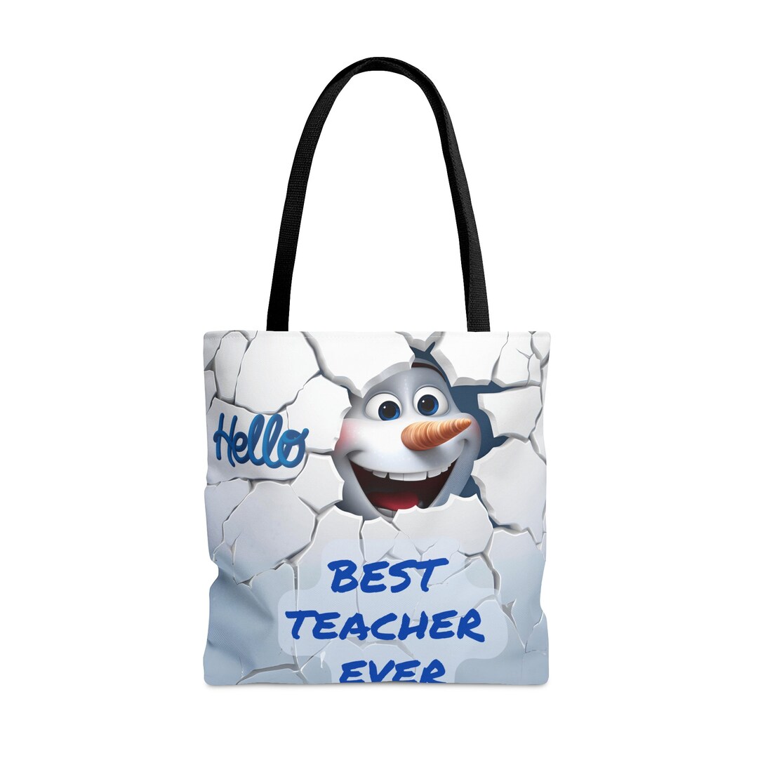 Teacher Tote Bag Hello Best Teacher Ever Bag Christmas Gift for Teacher