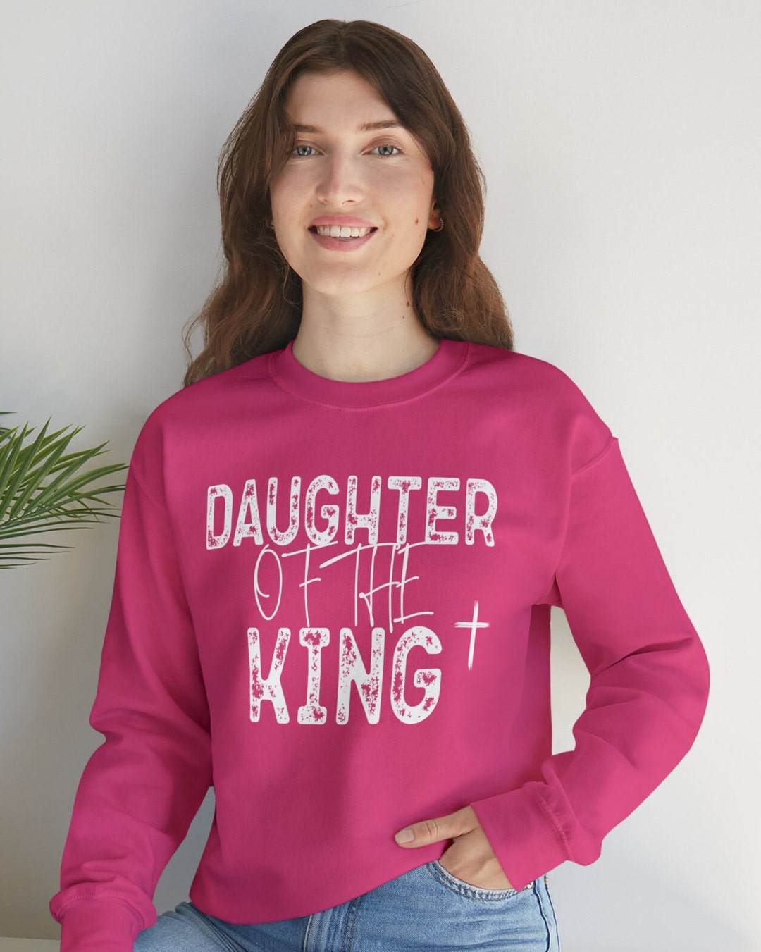 Religious Daughter of the King Long Sleeve Top