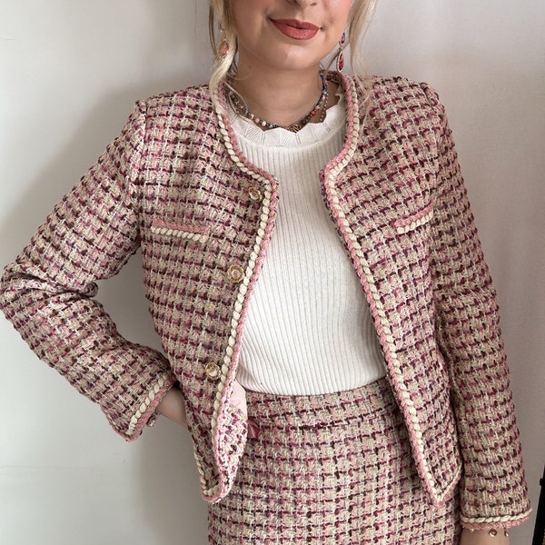 Veste en tweed Julie