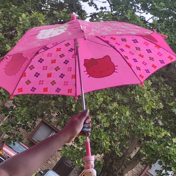LV Monogram With Hello Kitty Folding Umbrella Beige - Clothingta