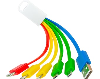 5 In 1 iPhone, Type C, Lightening, Samsung, USB ǀ Multi Charging Cable ǀ Fast Charge