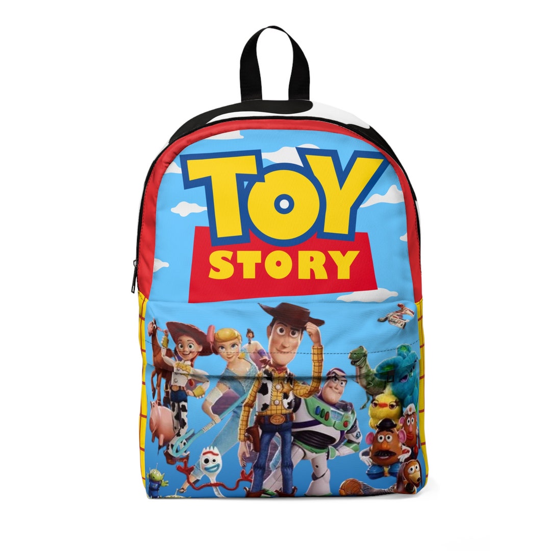 Custom Toy Story Backpack Personalized Book Bag Toy Story Etsy