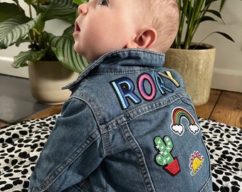 Personalised Kids Denim Jacket