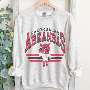 Arkansas Razorbacks Hockey Jersey Red Oak NCAA Jersey Vintage Hogs