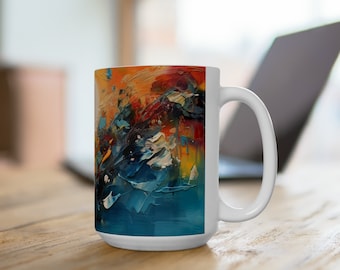 Artist or Painter's Ceramic Mug 15oz