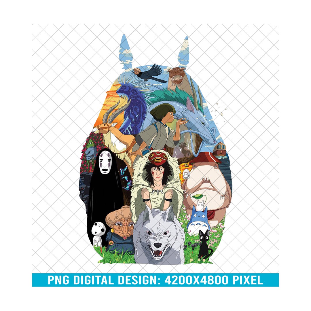 Ghibli Anime PNG Studio Cutting Files for Cricut Clipart - Etsy Australia